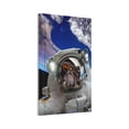 thumbnail image 2 of Kll Astronaut In Outer Space Wall Plate,Gloss Finish,Standard Size 1 - 5" X 3", Polycarbonate Thermoplastic,Electric Receptacle Plug Covers, 2 of 8