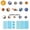 Solar System-blue, variant on 780 Pcs Glow In The Dark Solar System Wall Stickers, Luminous Planet Star Dot Wall Decals, Space Decor for Kids Bedroom Ceiling Home Decor