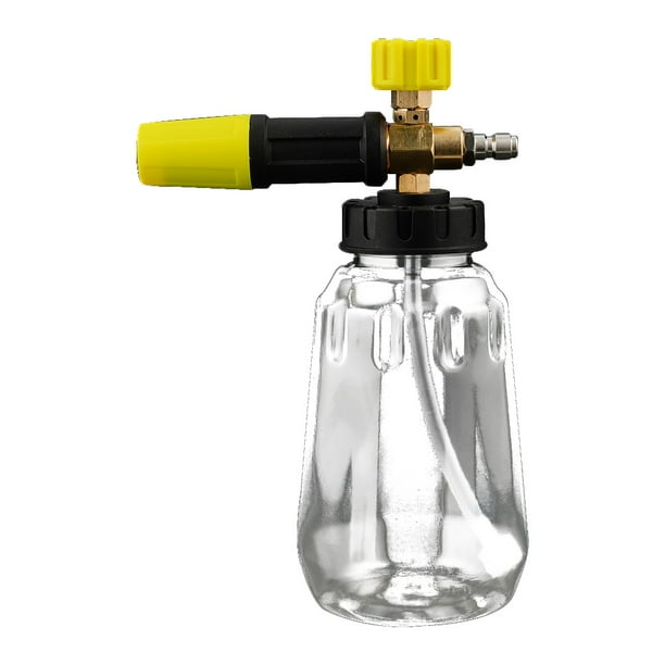 Kuymtek Rociador Lavado Autos Con Generador Grueso Conexión Rápida 1/4 Pulgada 1000 ML