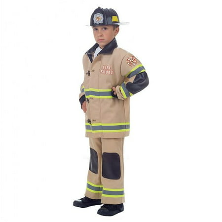 Fire Squad Firefighter Child Costume (Tan)