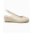 thumbnail image 2 of Womens Closed Toe Espadrilles Wedges Shoes Platform Slingback Mid Low Heel Canvas Bow Dress Sandals, 2 of 4