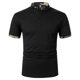 thumbnail image 1 of Gibobby Camisa Polo Hombre Polo Deportivo de Manga raglán Ultra seco. Polo para Hombre(Negro,G), 1 of 5