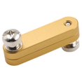 thumbnail image 1 of Bloque de posicionamiento de regla de aleación de aluminio, herramientas de medición de bricolaje, bloque de límite de regla, ajustable de alta precisión para trazador de carpintería Fivean unisex, 1 of 2