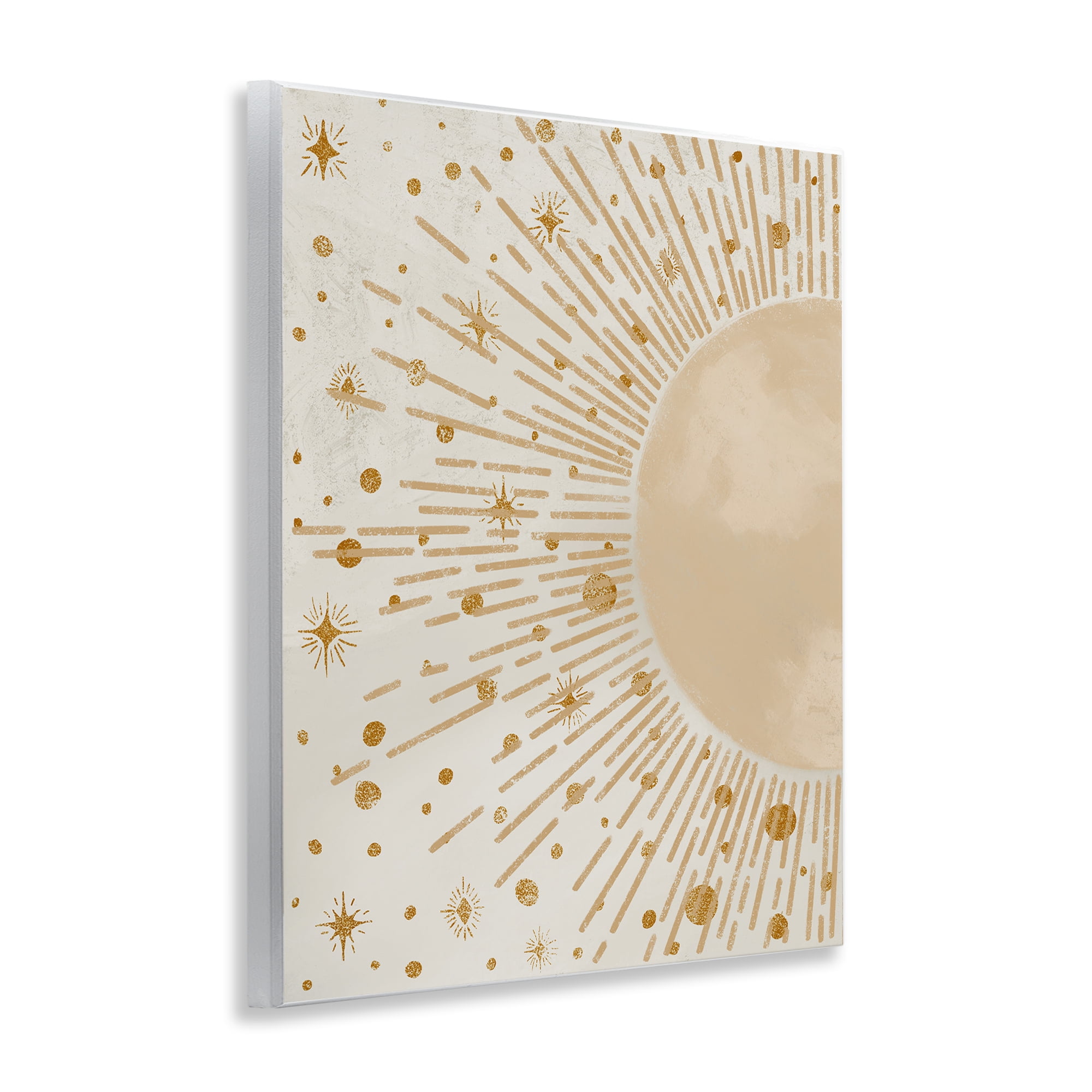 Stupell Industries Starry Sun Rays Landscape Painting Unframed Art Print Wall Art, 11 x 14