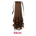 thumbnail image 3 of Peluca de Pelo y Rizado de 58 cm para Mujer, de Caballo, Estilo de Flor de Pera, Peluca Ondulada Grande, de Caballo de Pelo y Rizado Realista A, 3 of 5