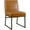 Brown Faux Leather, variant on Kolbe Upholstered Dining Chair - Stain-Resistant Woven Fabric, 19.5" Seat Height, Ideal for 29-31 Inch Tables (Single Pack)