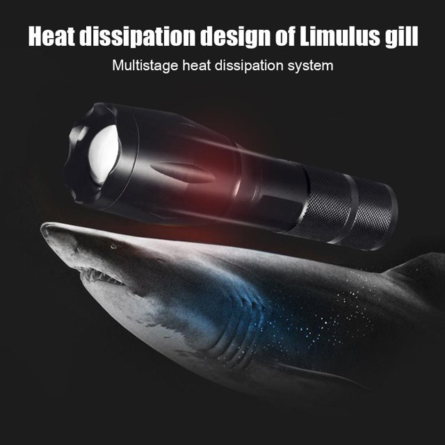 Escalada Potente linterna LED Antorcha USB Impermeable Al aire libre Camping Senderismo Luces