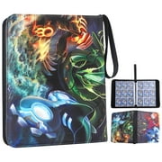 Card Binder for  Cards Game,Cenxaki 9-Pocket Pages Removable Carrying Trading Card Binder Case Storage Bag with 50 Pages Sleeves 900 Pockets Card Can Store a Variety of Card Game Cards