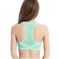 thumbnail image 6 of SMihono Trendy High Impact Sports Bras for Women High Support Push up Sports Bra Racerback Sports Bras Workout Bra Running Bra Green 14, 6 of 7