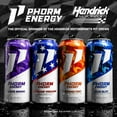 thumbnail image 4 of Phorm Sugar Free Energy Drink, Orange Fury Flavor, 16 fl oz Cans, 12 Pack, 200mg Caffeine, 4 of 6