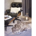 thumbnail image 3 of Luxe Gordon Faux Sheepskin Rug 2x3 Gradient Chocolate 1 Piece, 3 of 3