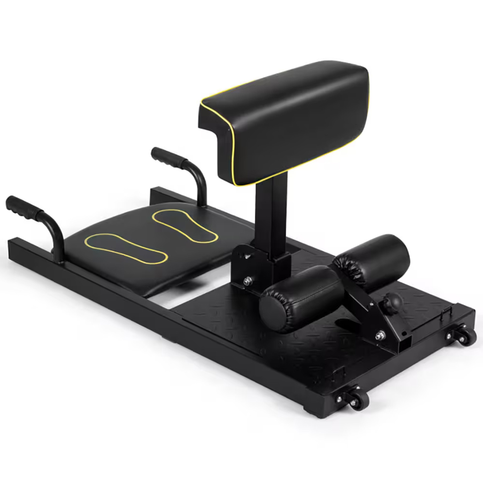 QunYou 8-in-1 Multifunction Home Gym Squat Fitness Machine,Push Ups and Sit Ups Fitness Equipment for Small Spaces