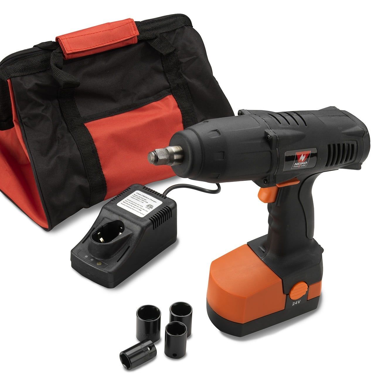 Neiko Impact Wrench 1/2" Dr Rechargeable 24V Max torque 350 FT LB CUL
