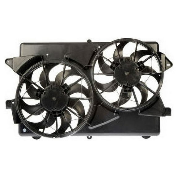 Dual Radiator Cooling Fan Motors Blades Shroud Assembly for 04-07 Vue 3.5L RFA83484