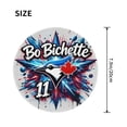 thumbnail image 4 of Toronto Baseball BB 11 Round Non-Slip Rubber 2 PCS 8in Mouse Pad 3mm Thick Polyester Surface for Office Gaming PC, Bluebird Mouse Pad LS430, 4 of 7