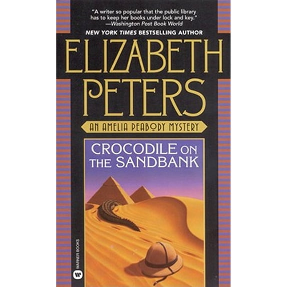 Pre-Owned Crocodile on the Sandbank by Elizabeth Peters Amelia Peabody Series Paperback, Fiction/Mystery & Detective - Women Sleuths, English