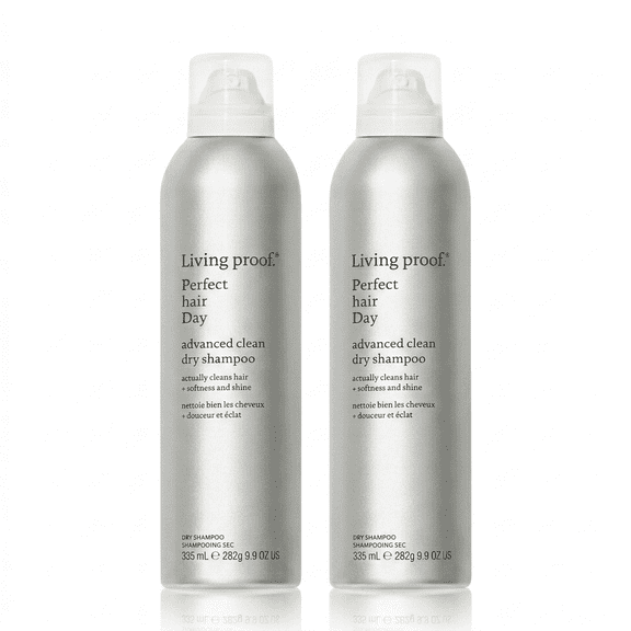 Living Proof Perfect Hair Day Advance Clean Dry Shampoo Jumbo 9.9 Oz (Pack of 2)