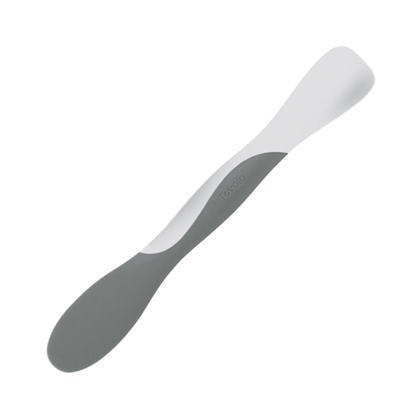 Tovolo Mini Scoop and Spread 8 Inch Dual-End Spreader Tool, Gray and White