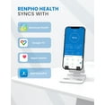 thumbnail image 4 of RENPHO Smart Scale for Body Weight, Digital Bathroom Scale BMI Weighing Bluetooth Body Fat Scale, Body Composition Monitor Health Analyzer with Smartphone App, 400 lbs - Black, 4 of 6