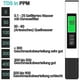 thumbnail image 4 of 3-in-1 TDS Meter - Digital Water Quality Tester and EC and Temperature Meter Measuring Range 0-9999ppm for Water, Plants, Drinking Water, Aquariums, 4 of 5