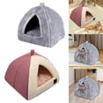 thumbnail image 1 of 2 Uds Cama De Invierno Para Mascotas Nido Tienda De Campaña Para Mascotas Con Estera Cama Cueva EstiloH Yinane Cama nido, 1 of 8