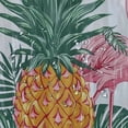 thumbnail image 5 of Orinice  Flamingo Shower Curtain, Modern Hand Drawn Pineapple Summer Paradise Jungle Birds Bohemian Palm Paradise, Cloth Fabric Bathroom Decor Set with Hooks,  69x72, 5 of 7