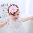 thumbnail image 1 of Hermosos accesorios infantiles: diadema de flores de estrellas pequeñas en tono rosa para niñas, diseño suave y duradero, ideal para bebés y niños., 1 of 5