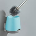 Kugisaki Toilet Brush with Holder Hard Bristles Bathroom Cleaning Bowl