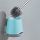 thumbnail image 5 of Cepillo de baño con cerdas duras, kit de cepillo para limpieza de cuarto de baño, moderno y compacto, mango largo, cerdas para baño, azul, 5 of 9