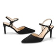thumbnail image 4 of Pennysue Women Heels Pointed Toe Slingback Adjustable Strap Wedding Party Dress Pumps, 4 of 6