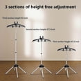 thumbnail image 4 of Clothes Steamer Upright Stand, Steamers Pleated Holder, Garment For Steam Handheld Ironing Rack With Stand, Foldable Telescopic Clothes Steamer Holder, 4 of 5