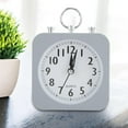 thumbnail image 2 of LYUMO Vintage Retro Classic Silent Desktop Alarm Clock Loud Ringing Bell,,Alarm Clock, 2 of 8