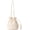 Beige, variant on Women's Hobo Bag PU Leather Shoulder Bag Bucket Armpit Purse Pleated Handbag Totes Drawstring Top Handle Bag