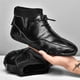 thumbnail image 4 of Zapatos de cuero de caña alta para hombre Trend Lazy Set Foot Zapatos de hombre Trend Wmkox8yii  123q2338, 4 of 9