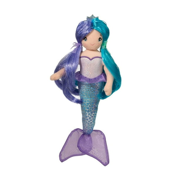 Douglas Carly Blue Mermaid Plush Stuffed Animal Douglas Carly Blue Mermaid Plush Stuffed Animal
