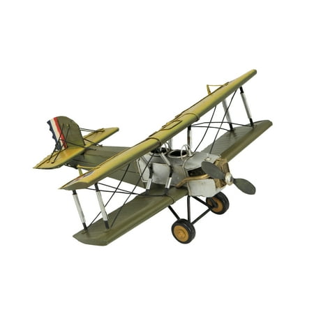 UPC: 0785853061322 | Home Indoor Decorative Metal Yellow Brown Plane
