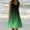Green, variant on Abomasnow Women's Casual Sleeveless Crew Neck Tank Dress Tiered Flowy Loose Maxi Long Dress Gradient Color Dresses Vacation Holiday Beach Sundresses