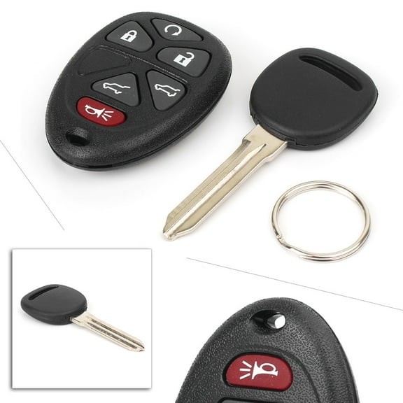 GZYF 1PC Remote Key Fob 6 Button Replacement for 2007-2014 Chevy Tahoe Traverse GMC Yukon