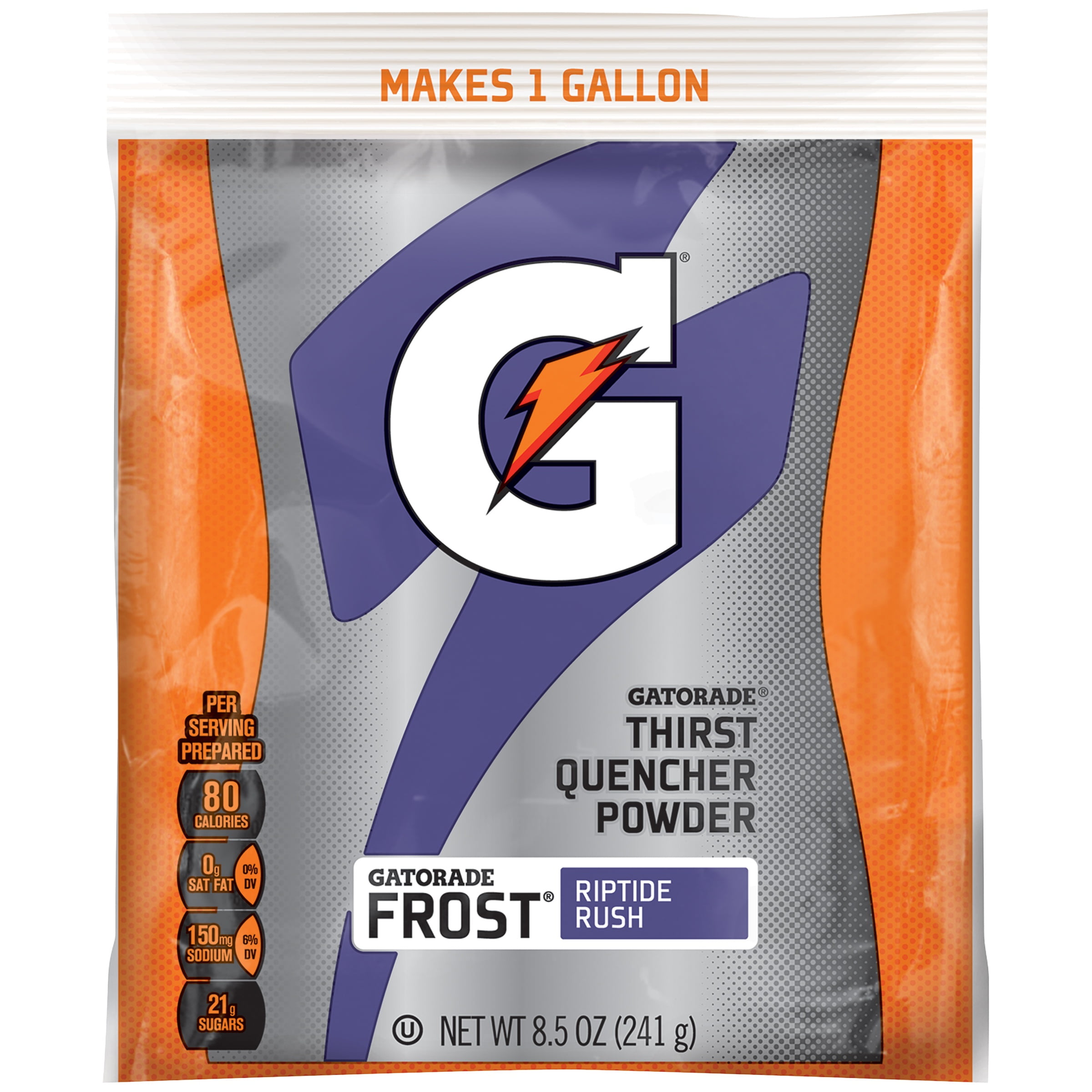 Gatorade® Frost® Riptide Rush Thirst Quencher Powder 8.5 oz. Pouch ...