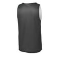 thumbnail image 6 of Classic Men Mesh Reversible Tank Color Iron Grey/White Size Medium, 6 of 8
