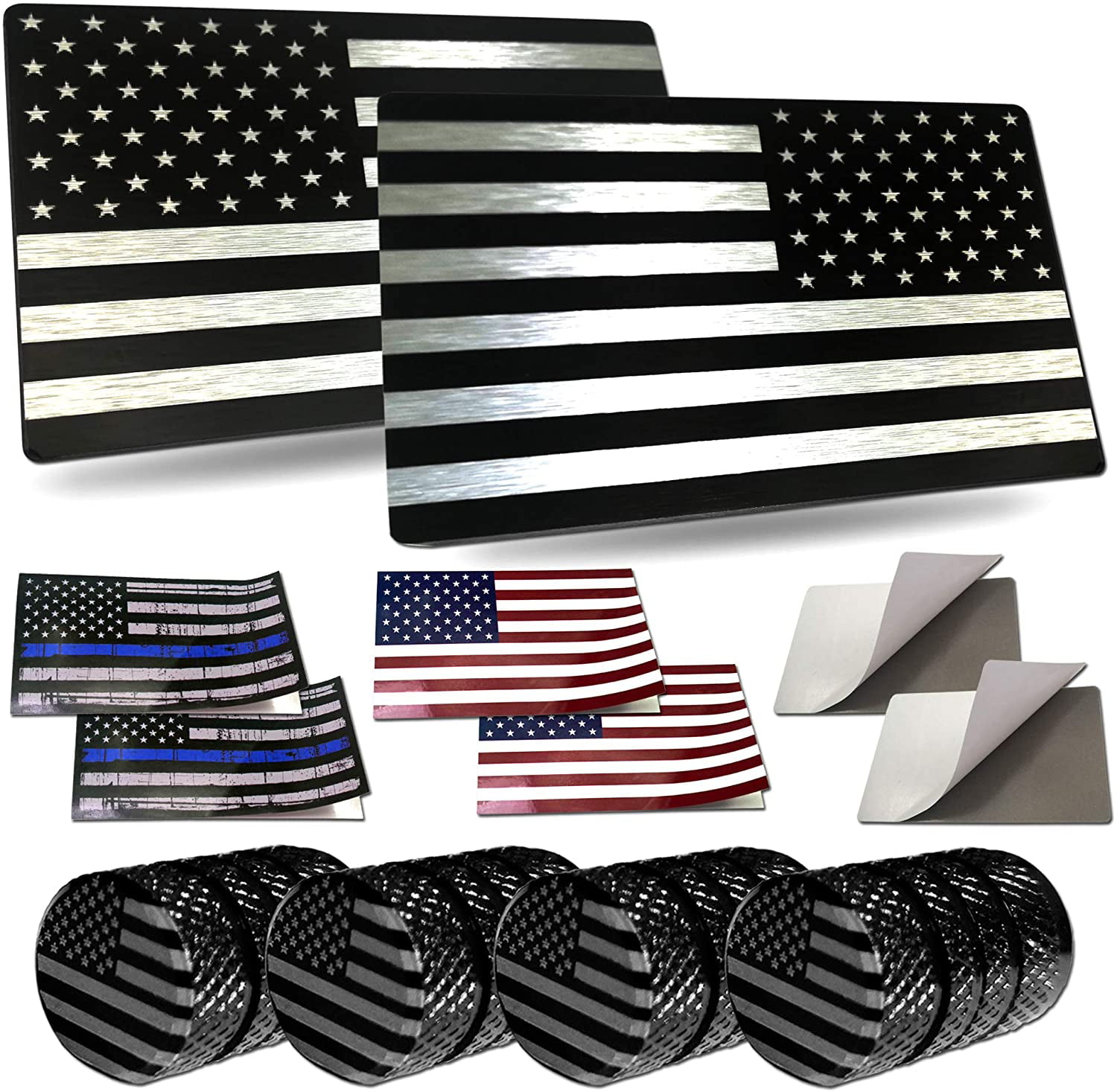 Flying American Flag 6" Premium Vinyl Bumper Sticker Decal Patriotic USA 
