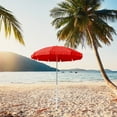 thumbnail image 4 of TABLZONE Beach Supply Iron Umbrella Stand Portable Parasol Stand Triangular Flagpole Bracket Design, 4 of 8