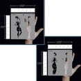 thumbnail image 4 of CrafTreat Admiring Nature and Chatting Stencil for Painting and Crafting - 2 Pcs - 6"x6" each, 4 of 9