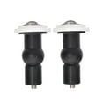 thumbnail image 4 of Raindrops 2Pack Toilet Seat Fixing Bolts Metal Black for Bathroom Maintenance Tasks, 4 of 8