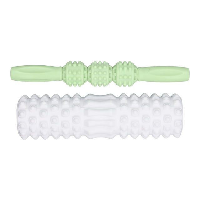 Ensemble de Rouleaux en Mousse, Améliore la Circulation Bâton de Massage Corporel pour Taille Jambes