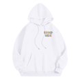 thumbnail image 6 of Women's Hoodies Sweatshirts Teacher Hoodies For Women First Day Back To School Sweatshirt with Pockets Long Sleeve Graphic Pullover White L, 6 of 6