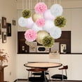 thumbnail image 4 of HaoXun 15 Pcs Round Hanging Paper Lanterns Decorations - Multicolor Paper Party Decor for Rustic, Wedding, Birthday Parties, 4 of 6