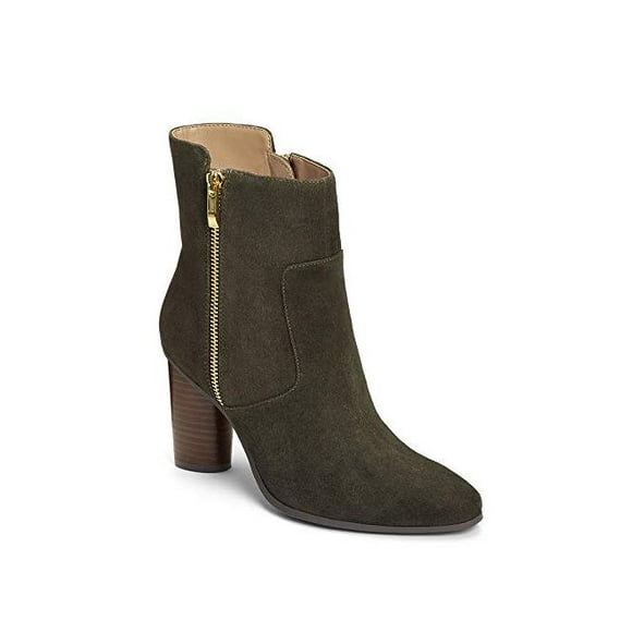 Aerosoles Womens Asset Leather Almond Toe Ankle Clog