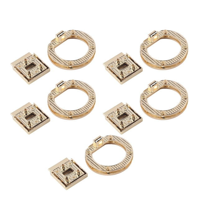 Oubit Purse Clasp,5Pcs Purse Clasp Alloy Puese Lock Clasp Purse Making Supplies Class Leading Features