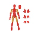 thumbnail image 3 of 30% off!T13 Action Figure, Titan 13 3D Printed Action Figure, Lucky 13 Action Figure, 13 Action Figure Dummy 13 Action Figure，red, 3 of 3